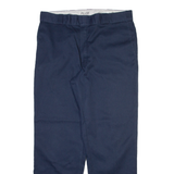 DICKIES 874 Workwear Mens Trousers Blue Regular Straight W38 L32