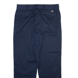 DICKIES 874 Workwear Mens Trousers Blue Regular Straight W38 L32