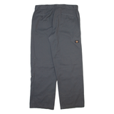 DICKIES Mens Trousers Grey Loose Straight W38 L32