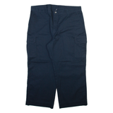 DICKIES Cargo Mens Trousers Blue Relaxed Straight W40 L25