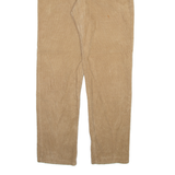 CALVIN KLEIN Womens Corduroy Trousers Beige Regular Straight W32 L32