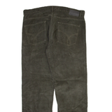 CALVIN KLEIN Womens Corduroy Trousers Grey Regular Straight W38 L32