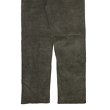 CALVIN KLEIN Womens Corduroy Trousers Grey Regular Straight W38 L32