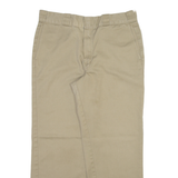 DICKIES Mens Trousers Beige Regular Straight W32 L27