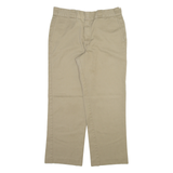 DICKIES Mens Trousers Beige Regular Straight W32 L27