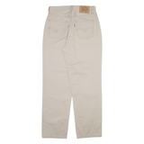 LEVI'S 597 Mens Trousers Beige Regular Straight W30 L30