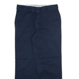 DICKIES 874 Workwear Mens Trousers Blue Regular Straight W33 L30