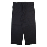 DICKIES Mens Trousers Black Regular Straight W38 L27