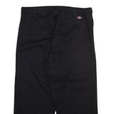 DICKIES Mens Trousers Black Regular Straight W38 L27