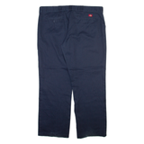DICKIES 774 Womens Trousers Blue Regular Straight W41 L31