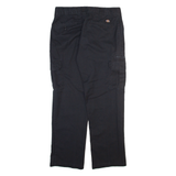 DICKIES Cargo Mens Trousers Black Regular Straight W34 L32