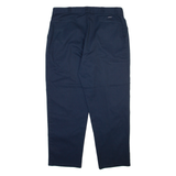 DICKIES Mens Trousers Blue Relaxed Tapered W42 L32