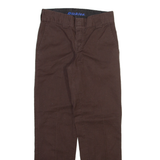 DICKIES Mens Trousers Brown Regular Straight W28 L30