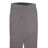 DICKIES Mens Trousers Grey Regular Straight W32 L28