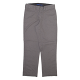 DICKIES Mens Trousers Grey Regular Straight W32 L28