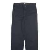 DICKIES Mens Trousers Black Regular Straight W28 L32