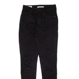 LEVI'S 721 BIG E High Rise Womens Jeans Black Slim Skinny W26 L28