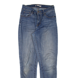 LEVI'S 721 High Rise Womens Jeans Blue Slim Skinny W25 L29