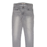LEVI'S 710 Womens Jeans Grey Slim Skinny W25 L30