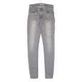 LEVI'S 710 Womens Jeans Grey Slim Skinny W25 L30
