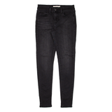 LEVI'S 710 Womens Jeans Black Slim Skinny W27 L30
