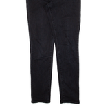 LEVI'S 721 BIG E High Rise Womens Jeans Black Slim Skinny W27 L28