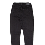 LEVI'S 721 High Rise Womens Jeans Black Slim Skinny W25 L27