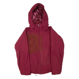 PATAGONIA Womens Ski Jacket Maroon Nylon Hooded S
