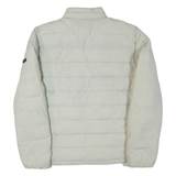 DKNY Mens Puffer Jacket Grey L