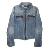 DKNY Womens Denim Jacket Blue S