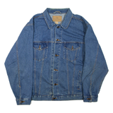 OPEN TRAILS Mens Denim Jacket Blue L