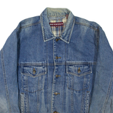 NEVADA Mens Blanket Lined Denim Jacket Blue M