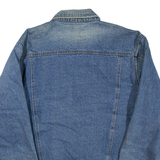 NEVADA Mens Blanket Lined Denim Jacket Blue M