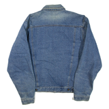 NEVADA Mens Blanket Lined Denim Jacket Blue M