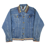 SHAVER LAKE Womens Denim Jacket Blue L