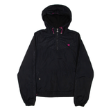 CHAMPION Womens Anorak Jacket Black Hooded S