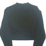 TOMMY HILFIGER Tommy Jeans Cropped Womens Sweatshirt Black XS