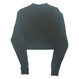 TOMMY HILFIGER Tommy Jeans Cropped Womens Sweatshirt Black XS