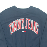 TOMMY HILFIGER Cropped Womens Sweatshirt Blue XXS