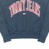 TOMMY HILFIGER Cropped Womens Sweatshirt Blue XXS
