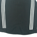 ADIDAS Womens Sweatshirt Black 1/4 Zip L