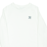 ADIDAS Mens Sweatshirt White S