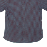 ALL SAINTS Mens Shirt Grey Crazy Pattern S