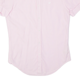 DIESEL Mens Flannel Shirt Pink Striped L