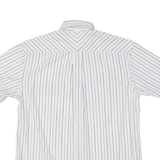 TOMMY HILFIGER Mens Flannel Shirt White Striped S