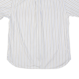TOMMY HILFIGER Mens Flannel Shirt White Striped S