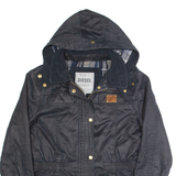 DIESEL Womens Jacket Blue Hooded XS