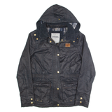 DIESEL Womens Jacket Blue Hooded XS