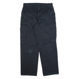 DICKIES Cargo Workwear Mens Trousers Black Regular Straight W32 L30