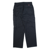 DICKIES Cargo Workwear Mens Trousers Black Regular Straight W32 L30